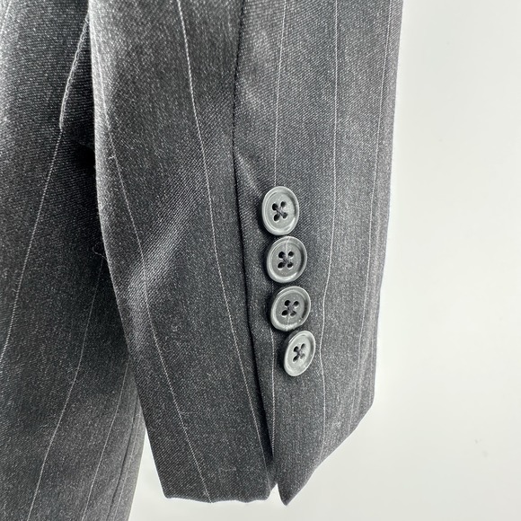 Jos A Bank Clothiers Men's‎ 40S Gray Herringbone Wool Tweed 3 Button Blazer - Picture 5 of 14